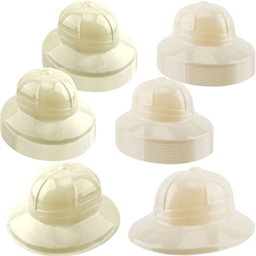 Puteraya Pack de 56 sombreros de fiesta de safari para niños, de plástico, para niños y niñas, perfectos para Halloween, cumpleaños y fiestas de aventura
