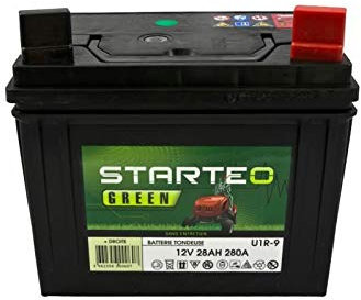 GREEN BATTERY Batterie tondeuse Starteo green U1R9-28AH 280A
