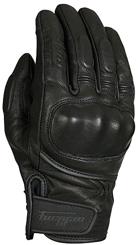 Furygan LR Jet D3O - Táctil - Palma 100% Piel de Cabra - Guantes Ligeros de Moto para Hombre - Protección METACARPES D3O - Aventura Touring Urbano