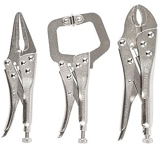 Parkside Gripzangen Set 3 teilig Werkzeug Zum Bohren Schleifen Schweißen