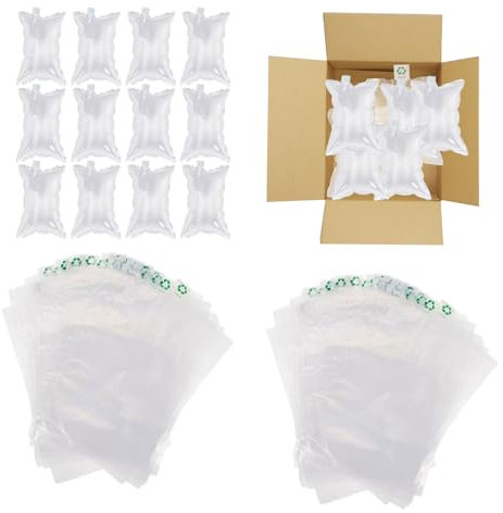 200 Stück Versand Luftkissen,Luftblasenbeutel,Füllbeutel Aufblasbares Luftkissen,Verpacken Airbag Luftkissen,Verpackung Luftkissen,Polsterung Versand Wickeln,Luftpolster,Lufttaschen,Luftpolsterkissen