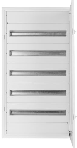 Doktorvolt Verteilerkasten Sicherungskasten Aus Metall Verteilerschrank Aufputz Stromverteiler Baustromverteiler 120 Module 5 Reihen IP30 1567