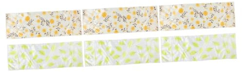 Amosfun 6pcs Oven Cover Microwave Splatter Guard Lid Side Pockets Toaster Covers