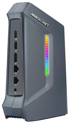 MNBOXCONET Mini PC AI Core Ultra 5 125H(14T/18C), Win 11 Pro Micro Gaming PC Barebone No RAM/SSD, Small Office Computer 40Gbps USB C, Wifi6/BT5.2, Triple Display, 2 x 2.5Gbe LAN