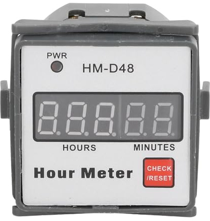 Fasizi HM-D48 Digital timräknare, AC 220 V （0-999,99 timräknare）, timer, timer, för hushållsgeneratorer, industriella generatorer och luftkompressorer