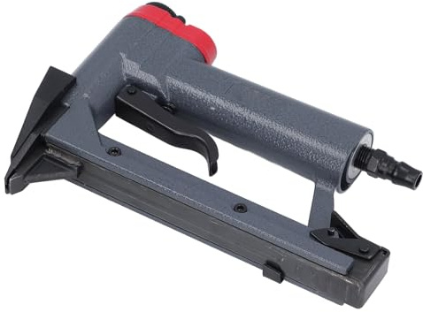 Hamwesh Pneumatisk Nagelpistol, Stor Kapacitet Nagelplats Aluminium Luft Nagel med Tyst Design för Fotoram Bild Ram Spegel Ram Bakbräda Fixering
