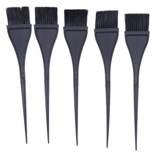 INOOMP Pennello Applicatore per Tintura per Chioma 10 Pezzi, Spazzola per Tintura da Parrucchiere Nero, per Uso Professionale e Domestico, per Trattamenti e Colorazioni Chioma