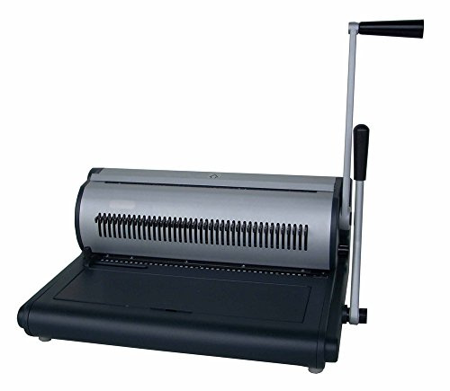 Tamerica TW-3100 Manual Wire Punch & Bind Machines, 3:1 Pitch, 5000 Sheets/Hour Punching Rate, 250 Books/Hour Binding Rate, 3/16 - 1-1/4 Binding Capacity, 20 Sheets Punching Capacity