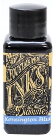 Diamine Bottle Ink, Kensington Blue, 232, 1.0 fl oz (30 ml)