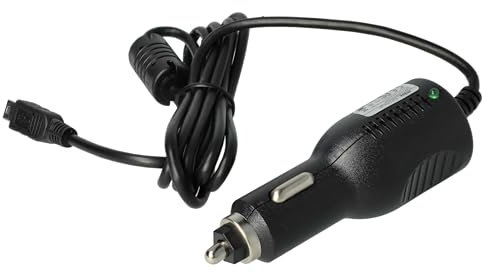 vhbw KFZ-LADEKABEL AUTOLADEKABEL für Navigationsgeräte mit Mini-USB-Anschluss mit Integriertem TMC-Empfänger u.a. für Garmin Nüvi 55, 55LT, 55LMT, 56, 56LT