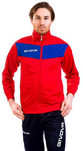 Givova TR018 anzug visa, hellblau/rot, L