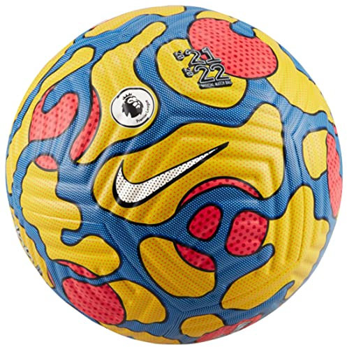 Nike Premier League Flight Match Ball DC2209-710, Womens,Boy,Girl,Mens Footballs, Yellow, 5 EU