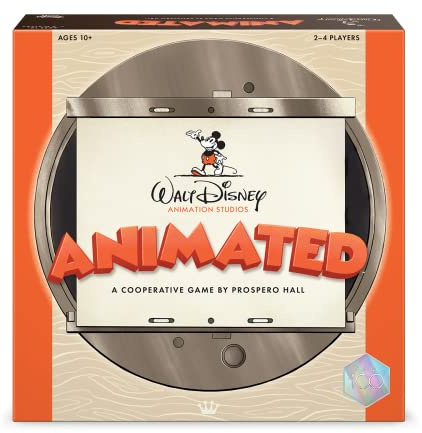 Funko Games Disney Animated Game | Ages 10+ | 2-4 Players | 20 Minutes Playing Time | Cooperative Gameplay | Family Games for Teens and Adults, Board Game for Game Night