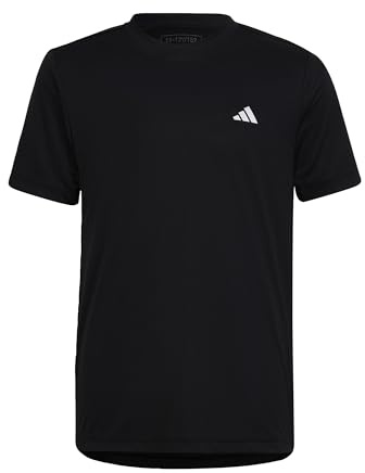 adidas Boy's Club Tennis Tee, Black, 5-6 Years