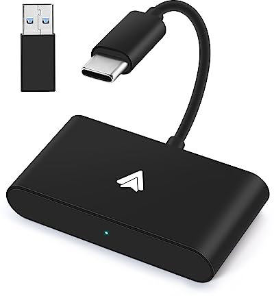 OIMYE 𝟮𝟬𝟮𝟰 𝗡𝗲𝘄 Android Auto Wireless Adapter, Dongle Adapter Konvertiert Kabelgebundenes in Drahtloses, 5GHz WiFi, Autos