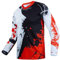 Dirt Bike Trikot für Jugendliche, Kinder Mountainbike Shirt Langarm für Motorrad Motocross BMX Moto MX Offroad Racing, Rot/Ausflug, einfarbig (Getaway Solids), Small