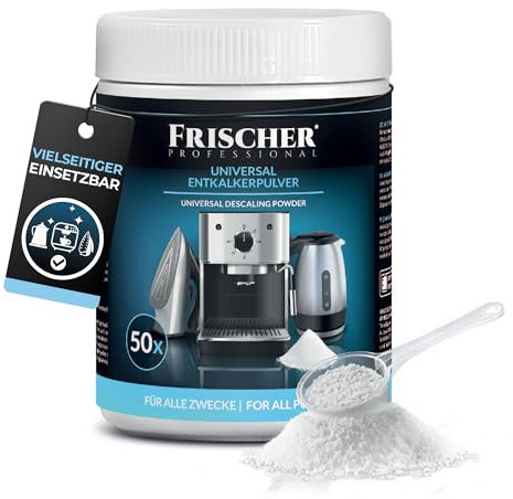 Universal Entkalker - Pulver für Haushaltsgeräte | 900 g | 50 x Reinigungen für effektive Entkalkung | Geeignet für Kaffeemaschinen - Bügeleisen - Wasserkocher uvm…