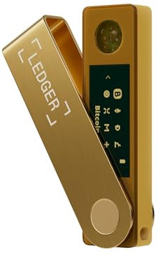 Ledger Nano X – Sichern und verwalten Sie Ihre Krypto und NFTs unterwegs mit unserer Bluetooth-fähigen Hardware-Wallet – Gold