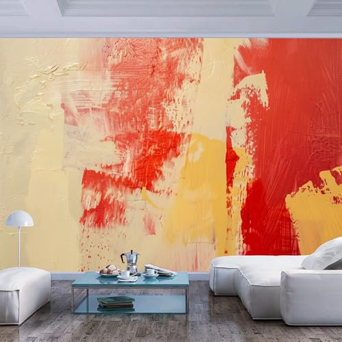 papel tapiz fotográfico pared Pintura al óleo abstracta sencilla en rojo restaurante oficina habitación los niños familiar pasillo tapiz artístico murales Pintura Arte Sala