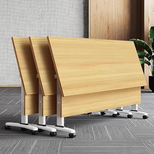 Fällbart konferensbord med låshjul – rullande mötesbord för kontor och utbildningsrum
