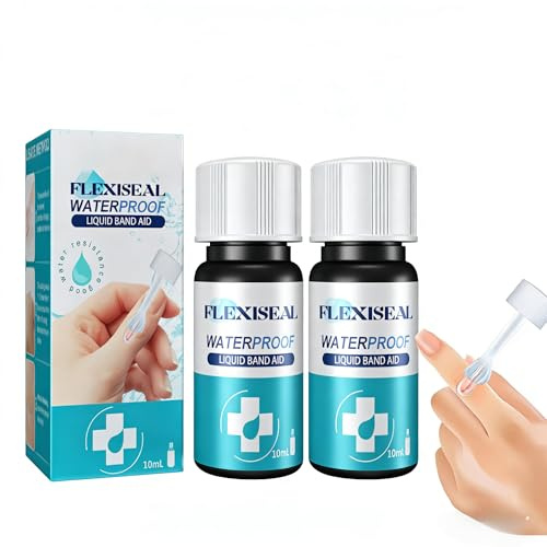 Pansement Liquide,Bandage Liquide,Bandage Liquide Colle,Bandage Liquide Gel,Gel De Cicatrisation Des Plaies à Séchage Rapide,Bandages Imperméables Tout Usage,pour Coupures et Éraflures (2pcs)