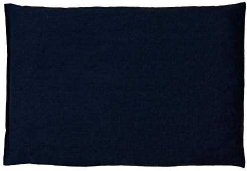 Coussin aux noyaux de cerises - bleu foncé - 30x20cm - Coussin thermique - Coussin aux graines - Bouillotte sèche - Compresse froide -