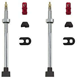 Caffélatex Tubeless-Ventil 100 mm (x2) – Silber