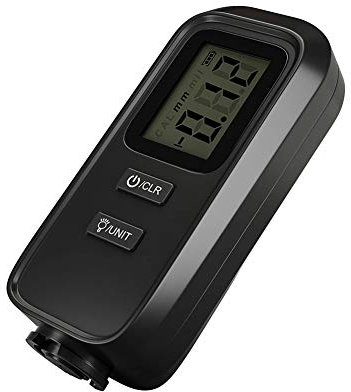 Digitales Dickenmessgerät,MoreChioce Beschichtungs Messgerät Lackmessgerät Autodickenmessgerät mit Hintergrundbeleuchtung LCD-Display Handmessgerät Beschichtungsdickenmessgerät Auflösung 0,05mm / 2mil