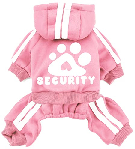 Dolahovy Dog Hoodie Pet Clothes Apparel Soft Security Hoodies Autumn Winter Puppy Jumpers Fleece Cotton Dogs Jacket Coats Dog Outfit for Chihuahua Teddy Dogs Cats Small Medium