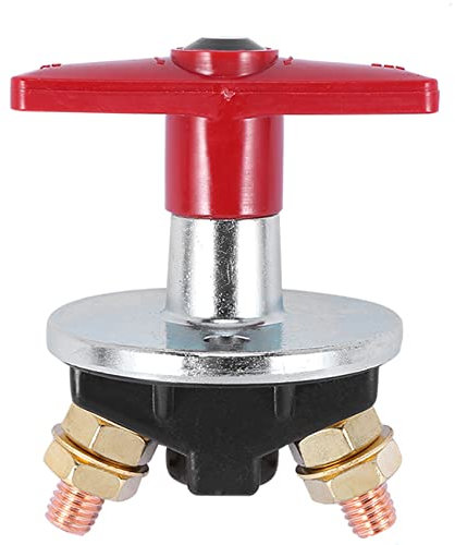 Interruptor de separación de batería de 1500 amperios con llave fija, interruptor de desconexión 12 V/24 V, interruptor eléctrico de alta potencia