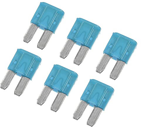QUARKZMAN 6pz 15A 15Amp Auto Lama Fusibili per Barca Camion Moto Blu