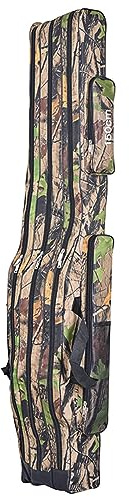 Bolsa portátil de 3 capas para caña de pescar, bolsa de transporte de herramientas de aparejos de pesca de gran capacidad para caña de pescar, señuelo, cebo, equipo de pesca en el mar, 150 cm