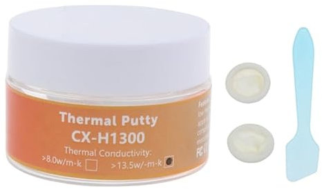 KieTeiiK H1300 Wärmeleitpaste 13,5 W/m.K Wärmeleitfett Gips nicht leitfähige Kühlkörperverbindung 10 g/20 g/50 g Wärmeleitpaste GPU