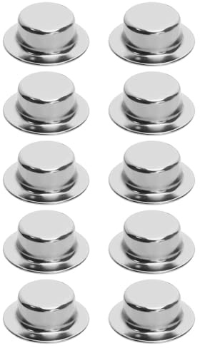 10 st axeltrycksmuttrar 5/8 axel tryckmuttrar fästanordningar kompatibla med vagn/gräsmattsvagn/hjul papperskorg/trycktvätt lastbil tryckmutter lock stift