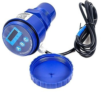 Misuratore di portata digitale Misuratore di livello del serbatoio acqua ad ultrasuoni con portata 4-20Ma, sensore di livello ad ultrasuoni, misuratore di portata a canale aperto per Acqua Diesel Cher
