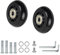 CPROSP 2tlg Ersatzrollen Samsonite für Koffer 60 * 24mm, Ersatzrollen für Gepäck, Kofferrollen Ersatzrollen Gummi, Luggage/Suitcase Replacement Wheels für Trolleys