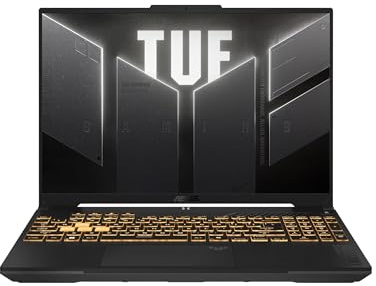 ASUS TUF Gaming F16 - Laptop para juegos, pantalla FHD+ de 40.6 cm, 144Hz, IPS nivel 16:10, Intel Core 5 210H, NVIDIA GeForce RTX 4050, 16GB DDR5, 512GB PCIe Gen4 SSD, Wi-Fi 6, Win11 Home, FX607VU-SS5