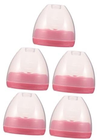 Abaodam 5 Tappi per Coperture Sigillanti Antigoccia Rosa Accessori Sostitutivi Compatibili per Bebè Protezione e Conservazione del Succhiotto