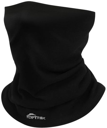 toptrek Schlauchschal Herren Damen Winter, Winddicht Warm halstuch, Hochelastisch Atmungsaktiv Halswärmer, Multifunktionstuch für Outdoor Laufen Radfahren Skifahren Motorradfahren