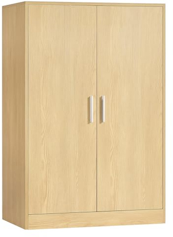 VASAGLE Meuble à Chaussures avec Portes, Armoire à Chaussures Moderne avec Étagères Réglables pour Entrée, Autoportante, 5 Niveaux, Accueille 12 à 15 Paires, 2 Portes, Almond HSC501YJ01