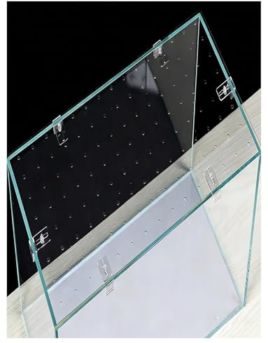 Générique Couvercle d'aquarium en Plastique PC Transparent, Couvercle d'aquarium, écran Anti-Saut et Anti-évasion for Bols à Poissons et réservoirs de Tortues(60x30cm/23.6x11.8in)