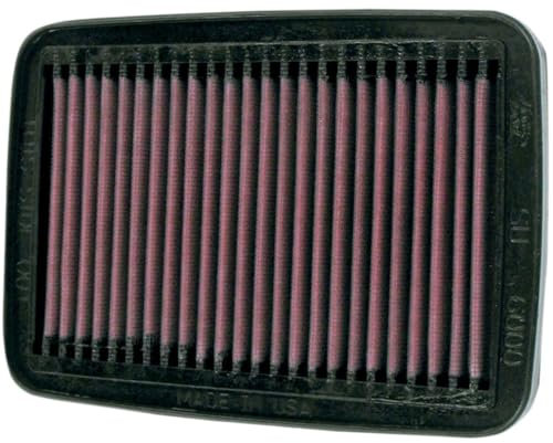 K&N SU-6000 Motorrad K&N Tausch-Luftfilter, Rot