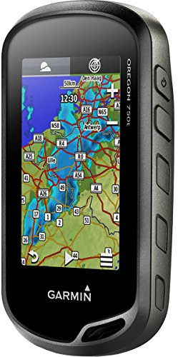 Garmin GPS-Multisportuhr Oregon 750t, GPS, Topo Western Europe, schwarz, M, 010-01672-31