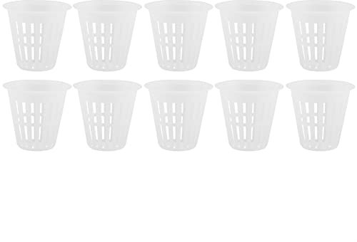 10 Pezzi Cestini Idroponici Vasi per Piante, Durevole Sicuro Coppa Cesto Idroponico Vaso Rete per Coltura per Interno All'aperto Giardino Balcone Piantare, Sacchi per Piante
