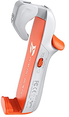 BIGBIG WON Mobile Gaming Triggers, Mobile Game Controllers Plug and Play for iOS and Android Phone 4.7-6.5 inches Game Trigger for PUBG/Fortnite/COD White (M1-1 Piece)