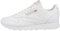 Reebok Unisex Classic Leather Sneaker,Ftwwht Ftwwht Pugry3,36.5 EU