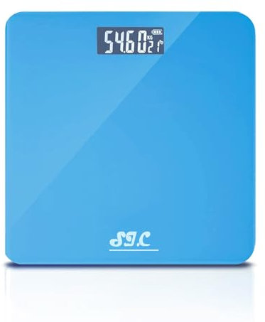 Bilancia Pesapersone Digitale (Max 180KG) Bilancia di Precisione Pesa Persone Ultrasottile in Vetro Temperato, Bilancia Elettronica per Controllo Peso Forma Professionale, Precisa per Adulti e Bambini