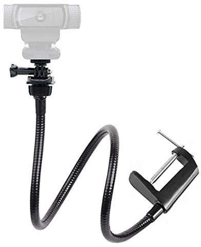 Carriere Kamera Halterung mit Verbesserter Schreibtisch Backen Klemme Flexibler Schwanen Hals StäNder für Webcam 4K C925E C922X C922