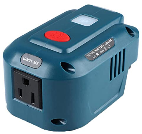 Gathukila for Ma-Kita 18V Lithium Battery Inverter Generator Portable Power USB Adapter with LED Light for Ma-Kita BL1830