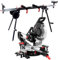 Excel 305mm Sliding Mitre Saw 2000W, 240V with LED Light & Universal Wheeled Stand - Powerful Saw for Woodworking & DIY